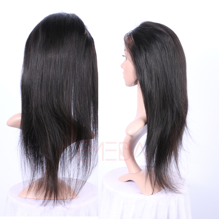 360 Lace Frontal With Bundles Ear To Ear Pre Plucked Baby Hair Unprocessed Human Hair  LM202